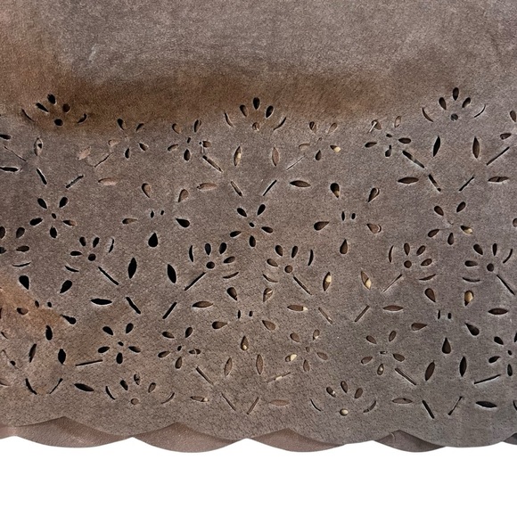 ISAAC MIZRAHI for Target | Suede Leather Skirt Size 6 - Picture 2 of 10